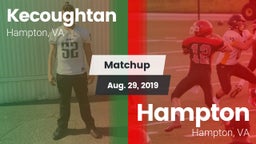 Matchup: Kecoughtan vs. Hampton  2019