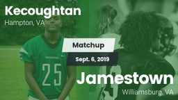 Matchup: Kecoughtan vs. Jamestown  2019