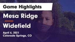 Mesa Ridge  vs Widefield  Game Highlights - April 6, 2021