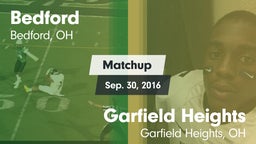 Matchup: Bedford vs. Garfield Heights  2016