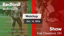 Matchup: Bedford vs. Shaw  2016