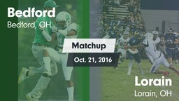 Matchup: Bedford vs. Lorain  2016