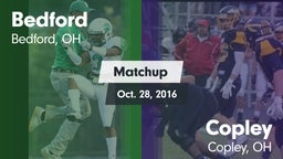 Matchup: Bedford vs. Copley  2016