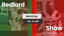 Matchup: Bedford vs. Shaw  2017