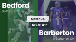 Matchup: Bedford vs. Barberton  2017