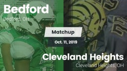 Matchup: Bedford vs. Cleveland Heights  2019