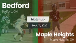 Matchup: Bedford vs. Maple Heights  2020