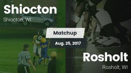 Matchup: Shiocton vs. Rosholt  2017