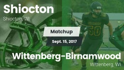 Matchup: Shiocton vs. Wittenberg-Birnamwood  2017