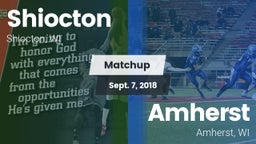Matchup: Shiocton vs. Amherst  2018