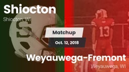 Matchup: Shiocton vs. Weyauwega-Fremont  2018