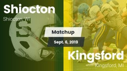 Matchup: Shiocton vs. Kingsford  2019