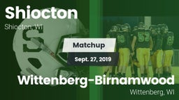 Matchup: Shiocton vs. Wittenberg-Birnamwood  2019