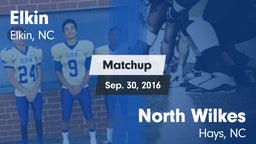 Matchup: Elkin vs. North Wilkes  2016