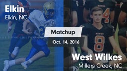 Matchup: Elkin vs. West Wilkes  2016