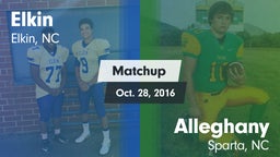 Matchup: Elkin vs. Alleghany  2016