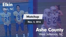 Matchup: Elkin vs. Ashe County  2016