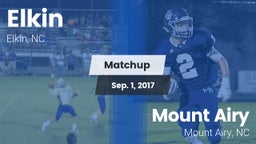 Matchup: Elkin vs. Mount Airy  2017