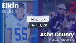 Matchup: Elkin vs. Ashe County  2017