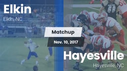 Matchup: Elkin vs. Hayesville 2017