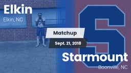 Matchup: Elkin vs. Starmount  2018