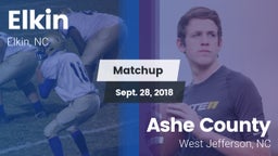 Matchup: Elkin vs. Ashe County  2018