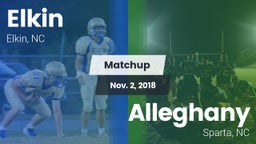Matchup: Elkin vs. Alleghany  2018