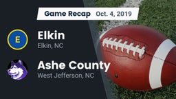 Recap: Elkin  vs. Ashe County  2019