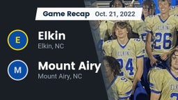 Recap: Elkin  vs. Mount Airy  2022