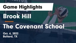 Brook Hill   vs The Covenant School Game Highlights - Oct. 6, 2022