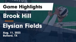 Brook Hill   vs Elysian Fields  Game Highlights - Aug. 11, 2023