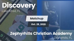 Matchup: Discovery High Schoo vs. Zephyrhills Christian Academy  2020