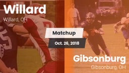 Matchup: Willard vs. Gibsonburg  2018