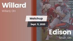 Matchup: Willard vs. Edison  2020