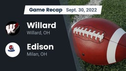 Recap: Willard  vs. Edison  2022