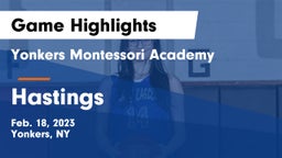 Yonkers Montessori Academy vs Hastings  Game Highlights - Feb. 18, 2023