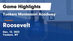 Yonkers Montessori Academy vs Roosevelt  Game Highlights - Dec. 12, 2022