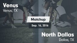 Matchup: Venus vs. North Dallas  2016