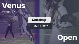 Matchup: Venus vs. Open 2017