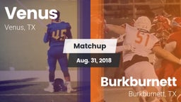 Matchup: Venus vs. Burkburnett  2018
