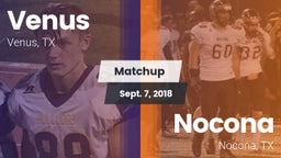 Matchup: Venus vs. Nocona  2018