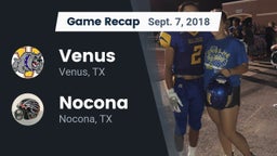 Recap: Venus  vs. Nocona  2018