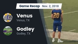 Recap: Venus  vs. Godley  2018