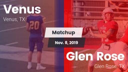 Matchup: Venus vs. Glen Rose  2019