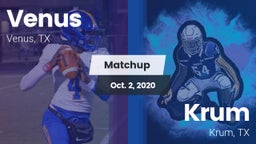 Matchup: Venus vs. Krum  2020