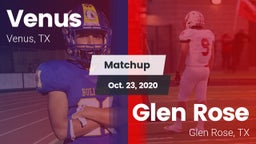 Matchup: Venus vs. Glen Rose  2020