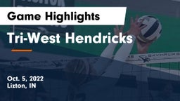 Tri-West Hendricks  Game Highlights - Oct. 5, 2022