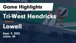 Tri-West Hendricks  vs Lowell  Game Highlights - Sept. 9, 2023