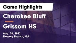 Cherokee Bluff   vs Grissom HS Game Highlights - Aug. 20, 2022
