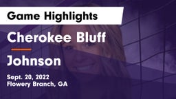 Cherokee Bluff   vs Johnson  Game Highlights - Sept. 20, 2022